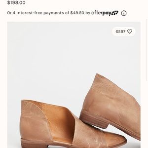 Free people Leather boots
